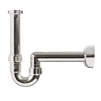 Sifone Per Lavabo Abs Metallizzato- 11/4 - 1 - D. 40 Mm- Ghidi- Pezzi 1