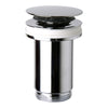 Piletta U Clicker Ottone Cromo Senza Troppo Pieno- Diam. 63 X 11/4- Tea- Pezzi 1