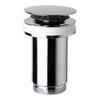 Piletta U Clicker Ottone Cromo Senza Troppo Pieno- Diam. 63 X 11/4- Tea- Pezzi 1