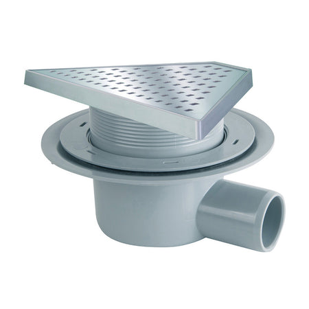 Canaline In Abs Miniflow T Griglia Squares- 300 X 175 X 55- Tea- Pezzi 1