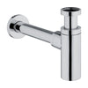 Sifone Di Scarico Tondo Moderno- 1 1/4 Cromo- Dh- Pezzi 1