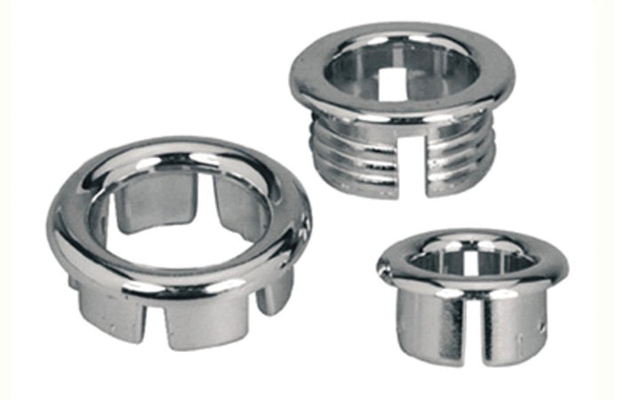 Ghiera Di Ricambio Per Troppo Pieno Abs Cromato- Diam. 19- Dh- Pezzi 25