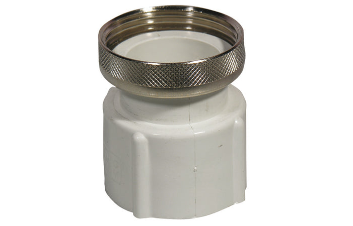 Raccordo Abs Bianco Con Ghiera In Ottone- 11/4 X 32- Gopla- Pezzi 1