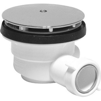 Piletta Sifonata Per Piatti Doccia In Pvc Dm.120- Diam. 90 Foro Grande- Bonom- Pezzi 1