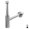 Sifone D'Arredo Per Lavabo Inox Mater- 11/4 X 32 Finitura Cromata- Bonom- Pezzi 1