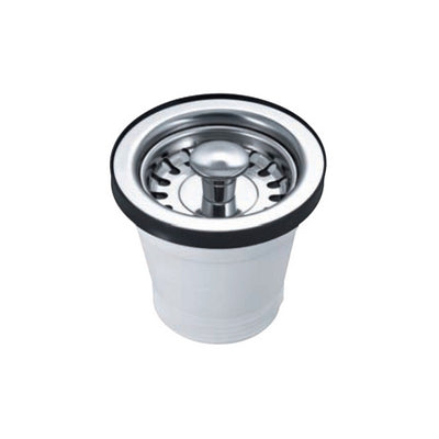 Piletta Con Cestello Per Lavelli In Acciao Inox- Diam. 70- Bonom- Pezzi 1