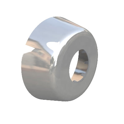 Rosone Alto In Abs Cromato- Diam. 80/32- Bonom- Pezzi 1