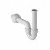 Sifone Ad S Per Lavabo Bianco- Diam. 40 Mm - G. 11/4- Geber- Pezzi 1