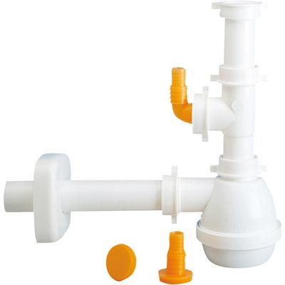 Sifone Tipo M Per Lavelli Ad 1 Via Con Attacco Lavastoviglie- 11/2- Lira- Pezzi 1