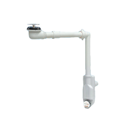 Kit Spazio Bagno Nt Sifone Salvaspazio Per Lavabo + Piletta Basket Bagno Bassa
