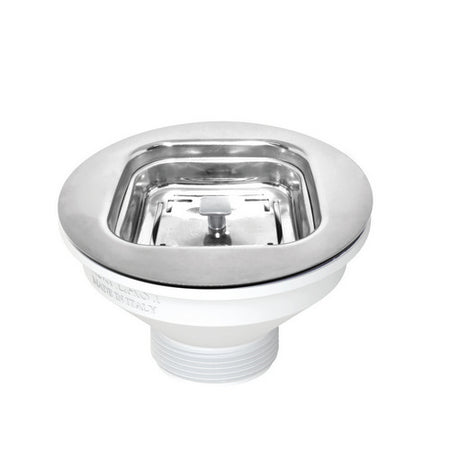 Piletta 114 Mm Tappo Cestello Quadrato- 11/2- Dh- Pezzi 1