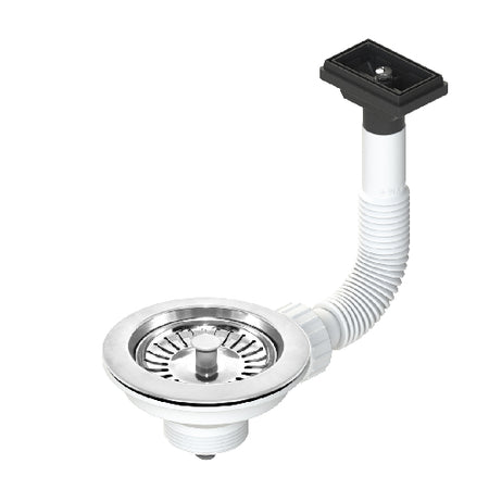 Piletta 114 Mm Troppo Pieno Rettangolare- 11/2- Dh- Pezzi 1