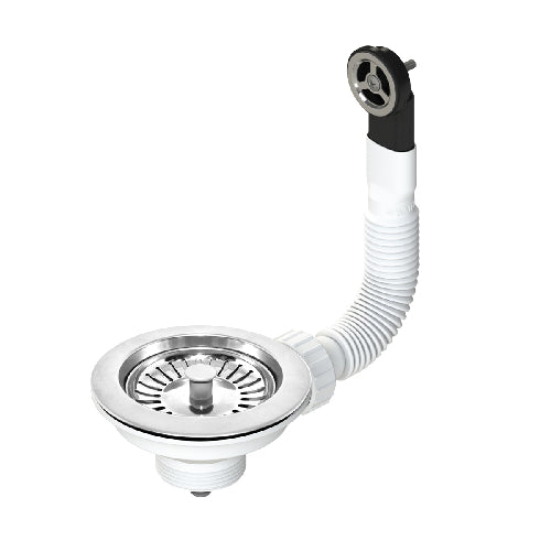 Piletta 114 Mm Troppo Pieno Rotondo- 11/2- Dh- Pezzi 1