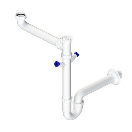 Sifone Autopulente Salvaspazio A 1 Via Con Doppio Att. Lavastoviglie- 11/2- Dh- Pezzi 1