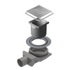 Canalina Scarico Doccia Quadrata Onda- 10X10- Dh- Pezzi 1