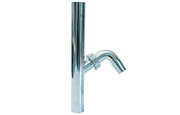 Canotto Cromato Per Scarico Lavatrice- Diam.40 X 250 Mm- Dh- Pezzi 1