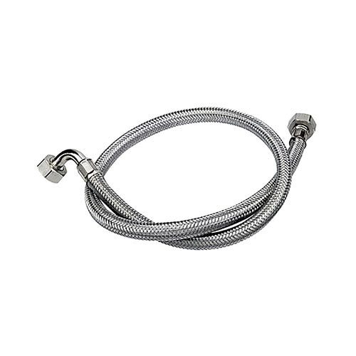 Tubo Di Carico Inox Gigante Con Curvetta- Cm 100- Remer- Pezzi 1