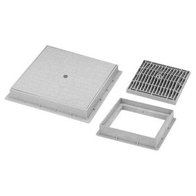 Chiusino Di Ispezione Carrabile In Pp- Mm. 400 X 400- Esclu- Pezzi 1