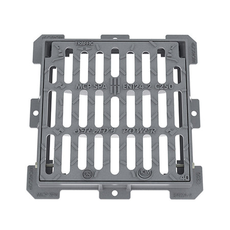 Caditoia Piana In Ghisa C250- Cm 50 X 50- Mcp- Pezzi 1