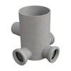 Pozzetto A Pavimento Con Bicchiere 4 Vie Modello Alto- Diam. 50- Bonom- Pezzi 1