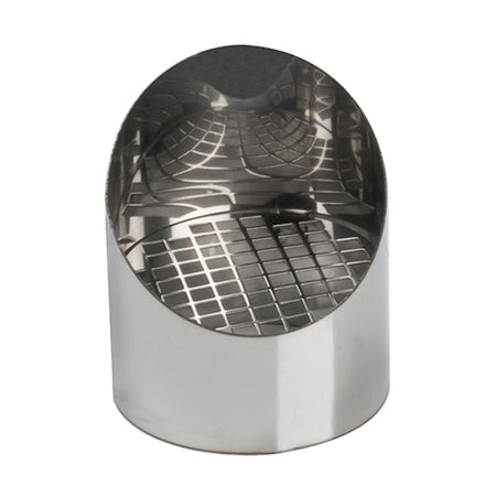 Griglia Aspirazione C/Rete E Visiera Oliflex- Diam. 80- Olive- Pezzi 1