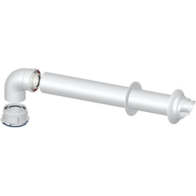 Kit 6 Coassiale M/F Dn 60/100- Diam. 60/100- Stabi- Pezzi 1