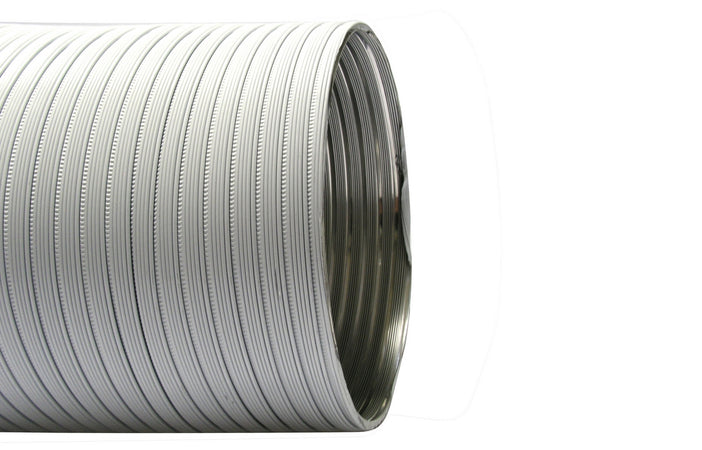 Tubo Flessibile In Alluminio Preverniciato Lunghezza 3 Mt- Diam. 130- Dk- Pezzi 1