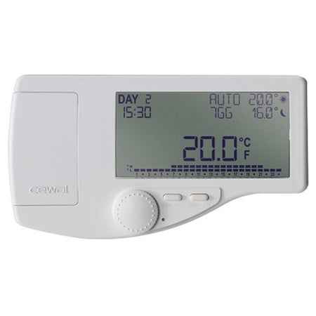 Cronotermostato Digitale Enjoy Bianco- Bianco- Cewal- Pezzi 1