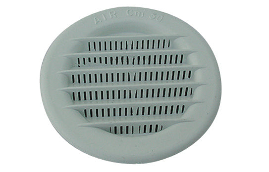 Griglia Di Aerazione Tonda Ad Incasso- Diam. 100- Dk- Pezzi 1