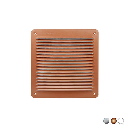 Griglia Da Sovrapporre In Metallo Con Rete L. 228 X H. 228 Mm- Alluminio Ramato- First- Pezzi 1