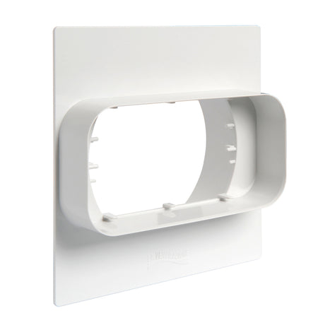 Placca Per Passaggio A Muro Da Tubo Tondo A Rettangolare- Mm 120X60- First- Pezzi 1