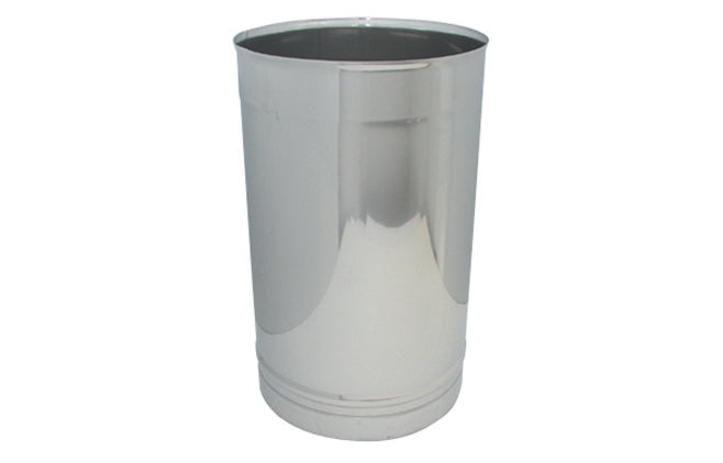 Canna Fumaria In Acciaio - Elemento Lineare Da Mt. 0,50- Diam. 80- Dk- Pezzi 1