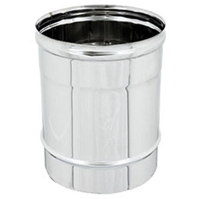 Canna Fumaria In Acciaio - Elemento Lineare Da Mt 0.25- Diam. 80- Dk- Pezzi 1