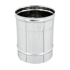 Canna Fumaria In Acciaio - Elemento Lineare Da Mt 0.25- Diam. 300- Dk- Pezzi 1