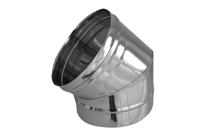 Curva In Acciaio A 45 ° Per Canne Fumarie- Diam. 150- Dk- Pezzi 1