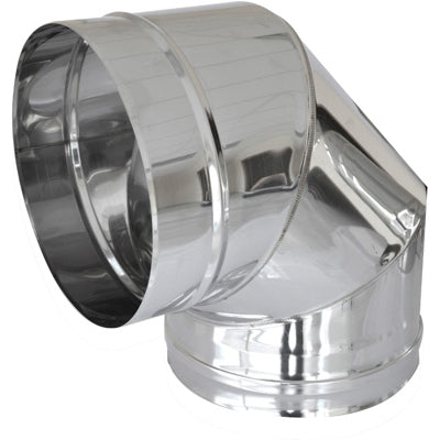 Curva In Acciaio A 90 ° Per Canne Fumarie- Diam. 220- Dk- Pezzi 1