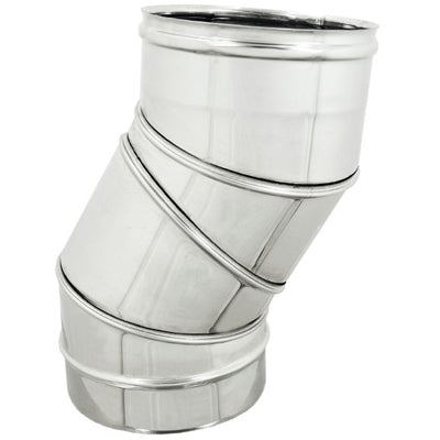 Curva Regolabile 0/90 ° Per Canne Fumarie- Diam. 180- Dk- Pezzi 1