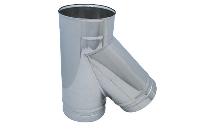 Braga In Acciaio A 135 ° Per Canne Fumarie- Diam. 100- Dk- Pezzi 1