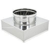 Riduzione Quadra-Tonda Acciaio Inox- Da 250X250 A 250- Dk- Pezzi 1
