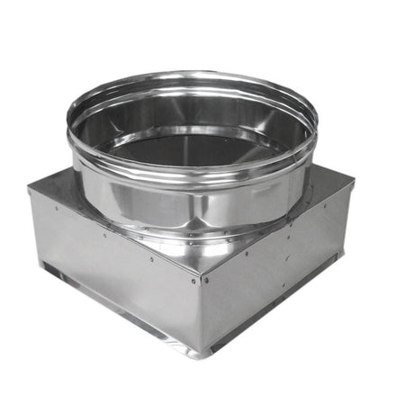 Riduzione Quadra-Tonda Acciaio Inox- Da 250X250 A 250- Dk- Pezzi 1