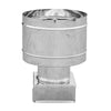 Fumaiolo 4 Venti Base Quadra Acciaio Inox- Mm 470X470- Senza- Pezzi 1