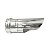 Terminale Gomito Inox 304 Con Cappello Dritto- Diam. 80- Dk- Pezzi 1
