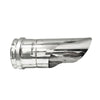 Terminale Gomito Inox 304 Con Cappello Dritto- Diam. 80- Dk- Pezzi 1