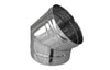 Curva In Acciaio 316L A 45 ° Per Canne Fumarie- Diam. 50- Dk- Pezzi 1