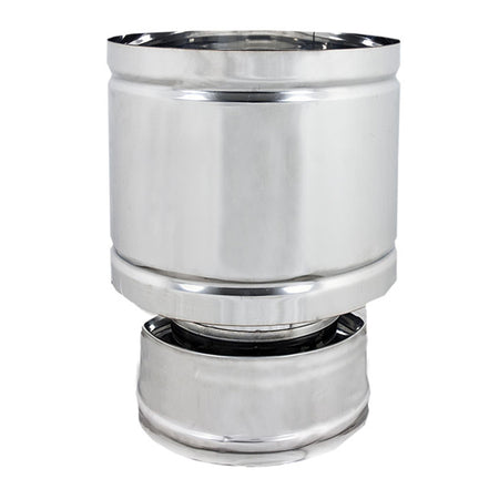 Terminale Antivento A Botte Acciaio Inox- Diam. 150X200- Dk- Pezzi 1