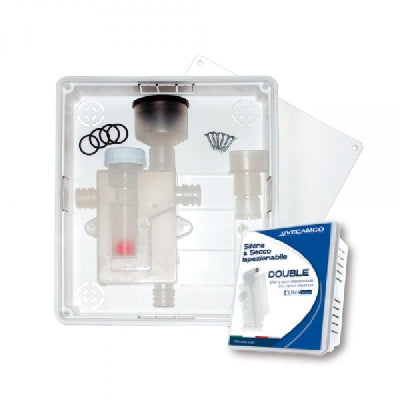 Kit Sifone A Secco Double- Mm 204 X 239 X 57- Vecam- Pezzi 1
