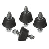 4 Pz Antivibranti Per Staffe- Hxl 22X39 Mm- Dc- Pezzi 1