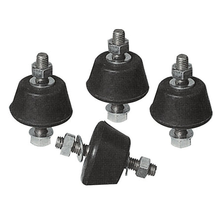 4 Pz Antivibranti Per Staffe- Hxl 22X39 Mm- Dc- Pezzi 1