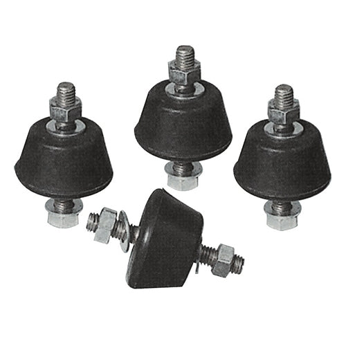 4 Pz Antivibranti Per Staffe- Hxl 22X39 Mm- Dc- Pezzi 1