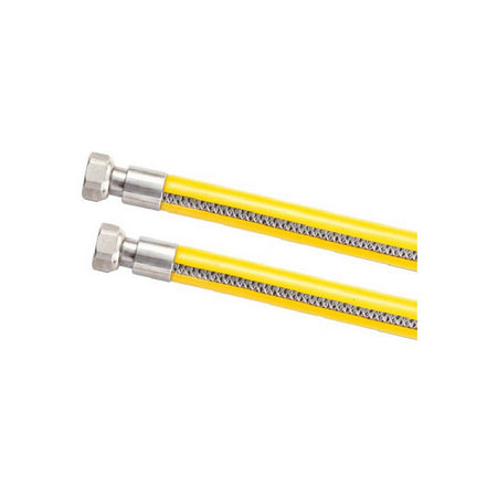 Tubo Flessibile In Acciaio Per Gas- Ff Cm 100 1/2X1/2- Debor- Pezzi 1